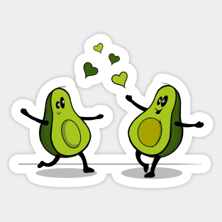 Aguacate Love ♥ Sticker